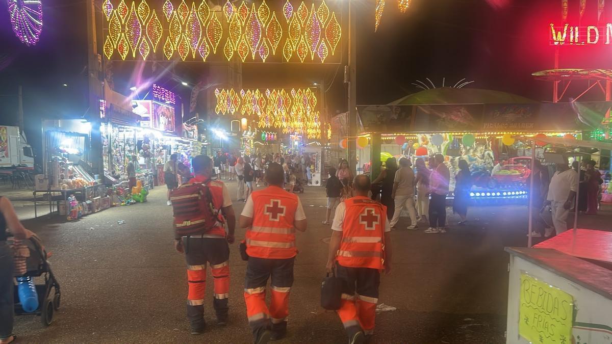 Dispositivo de Cruz Roja en la Feria de San Juan.