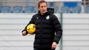 Ramis, en un entrenamiento del Espanyol.