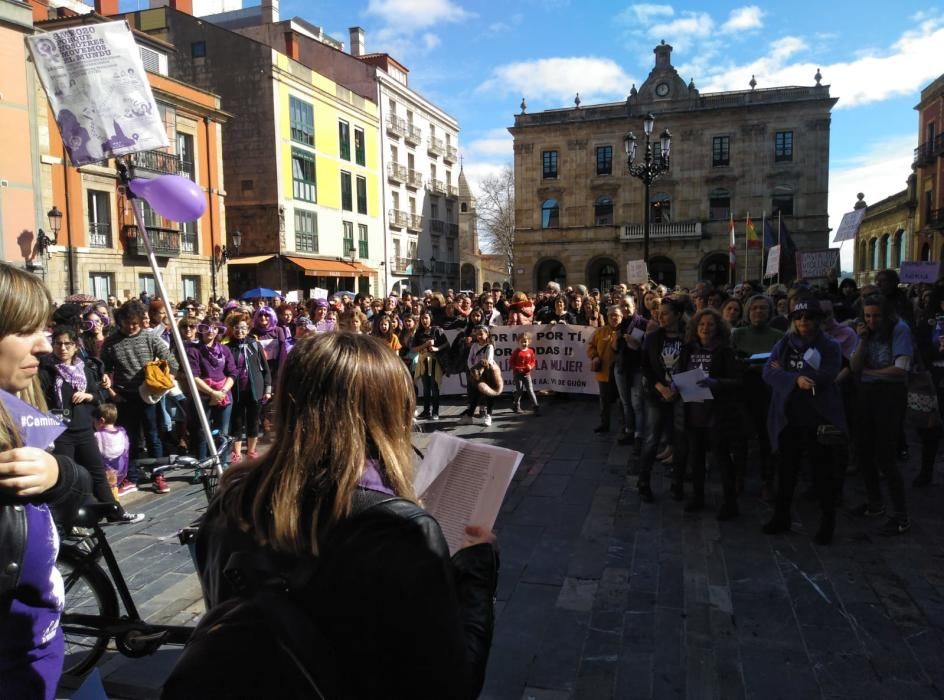 8-M en Gijón.