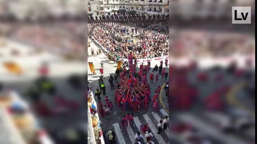 Muixeranga d'Algemesí en los Moros y Cristianos de Alcoi