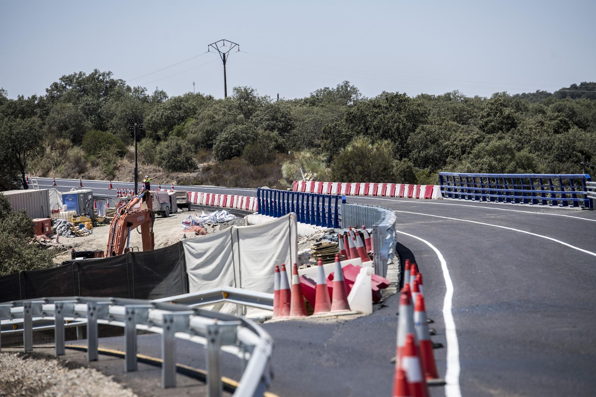 El nuevo puente de la N-523 entre Cáceres y Badajoz ya está abierto al tráfico