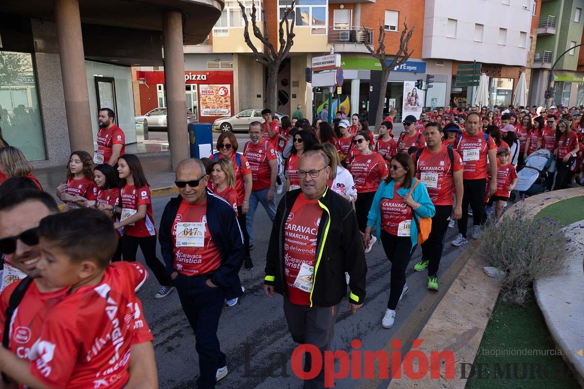 Marcha de la ONG Delwende en Caravaca