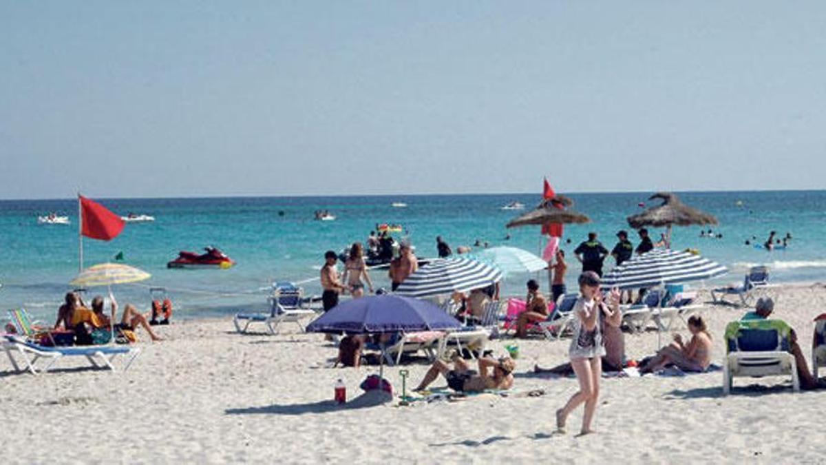 Der Strand von Sa Coma in der Gemeinde Sant Llorenç