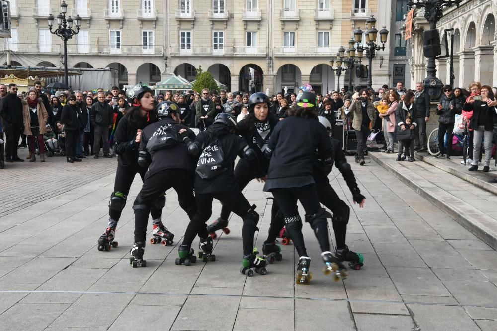 A Coruña clama contra la violencia de género