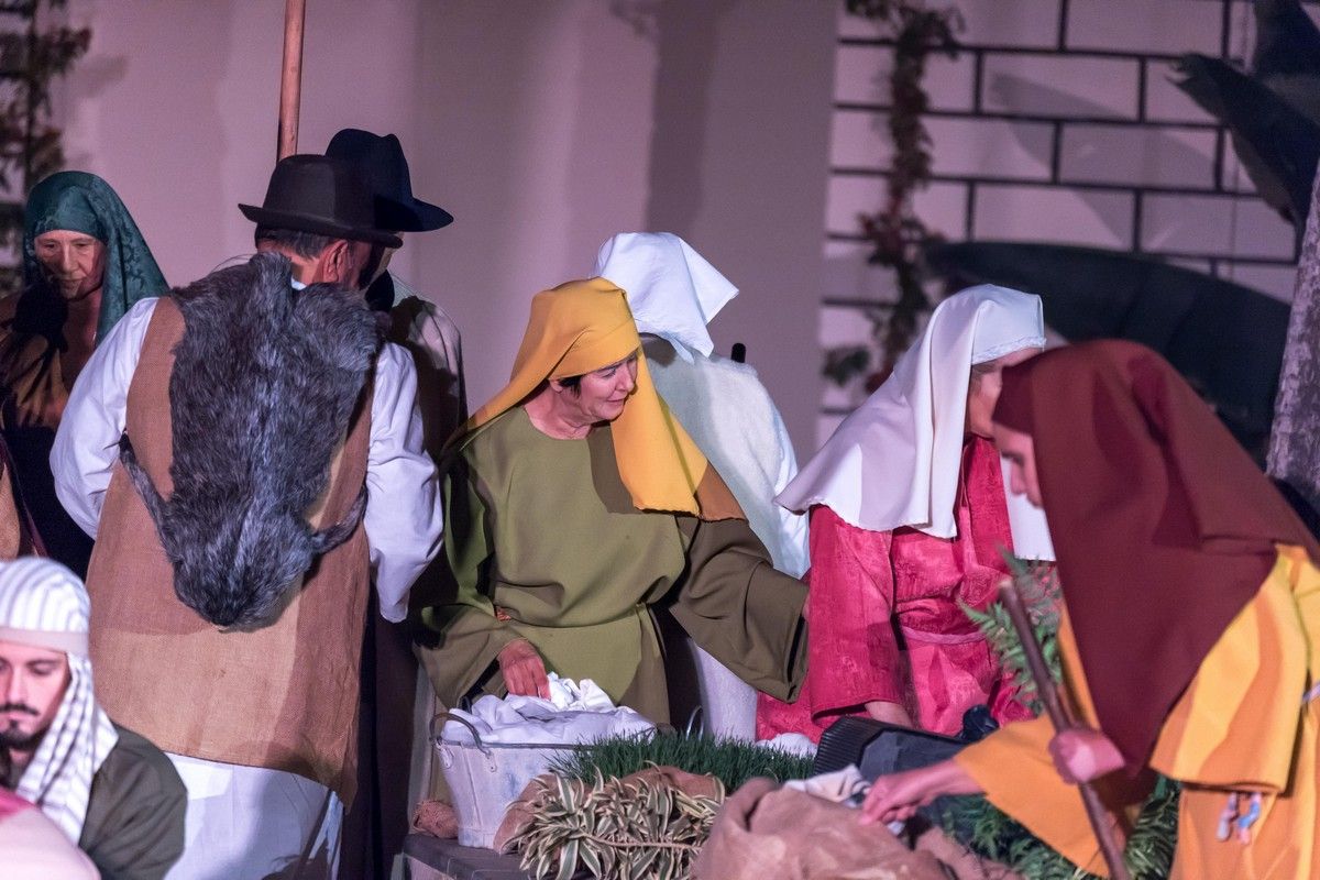 Casa Pastores representó el belén viviente