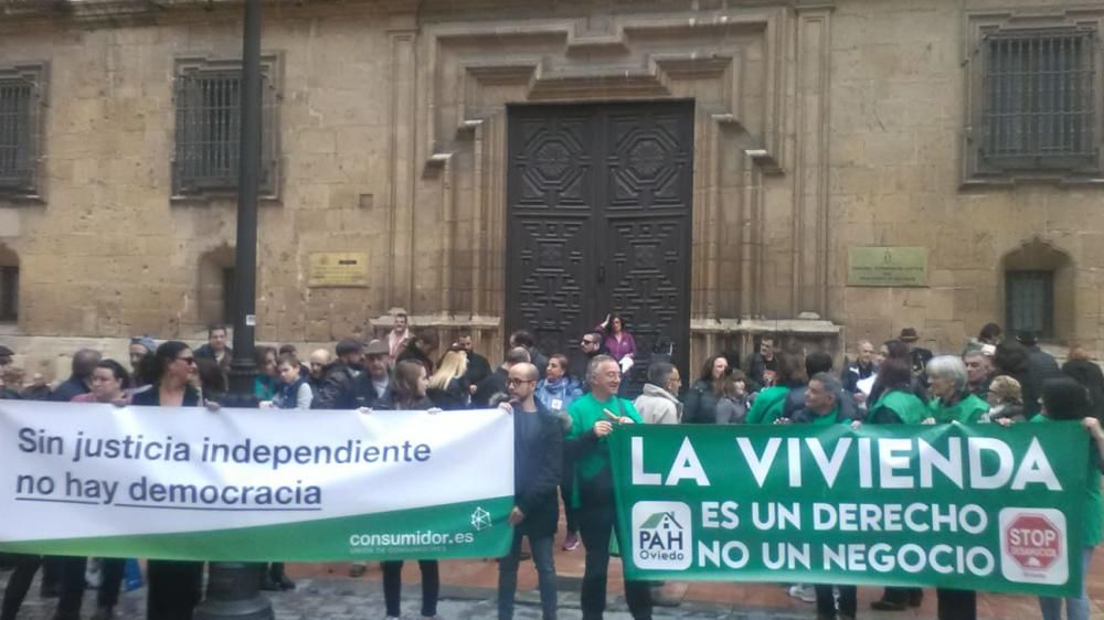 Protesta contra la decisión del Tribunal Supremo d