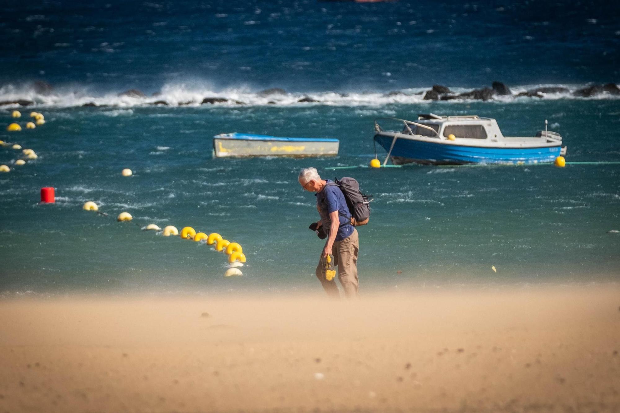Todas las fotos del paso de la borrasca 'Nuria' en Canarias