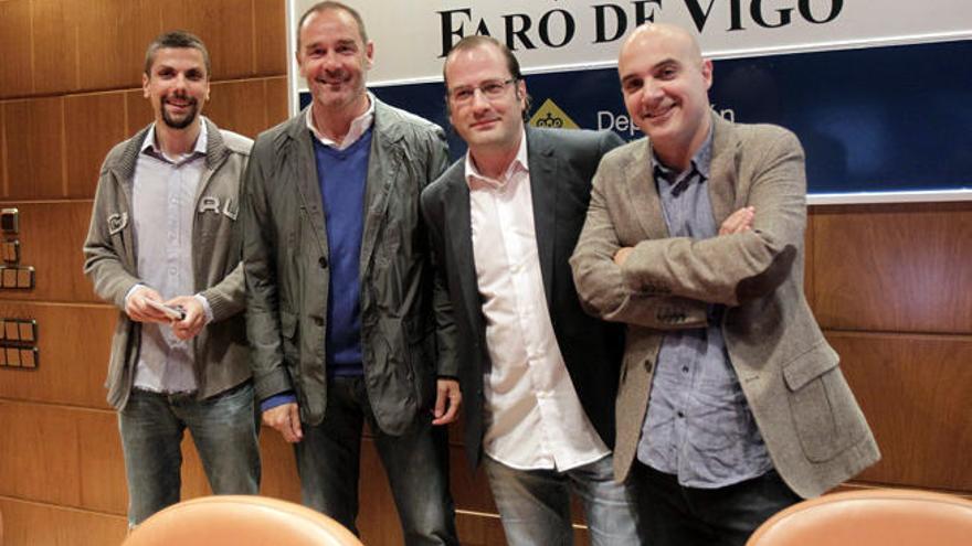 Jacobo Buceta, Víctor Fernández, Rafa Valero y Víctor López. // José Lores