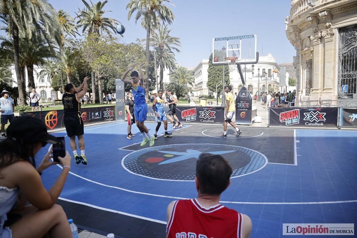 El Circuito 3x3 CaixaBank de baloncesto en Cartagena, en imágenes