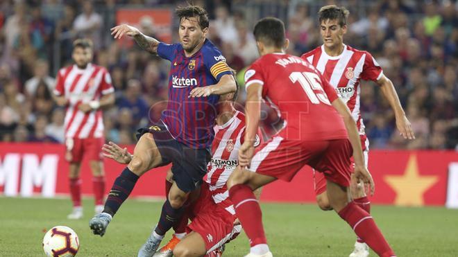 Partido de Liga de Primera División Jornada 05 FC Barcelona 2 - Girona 2