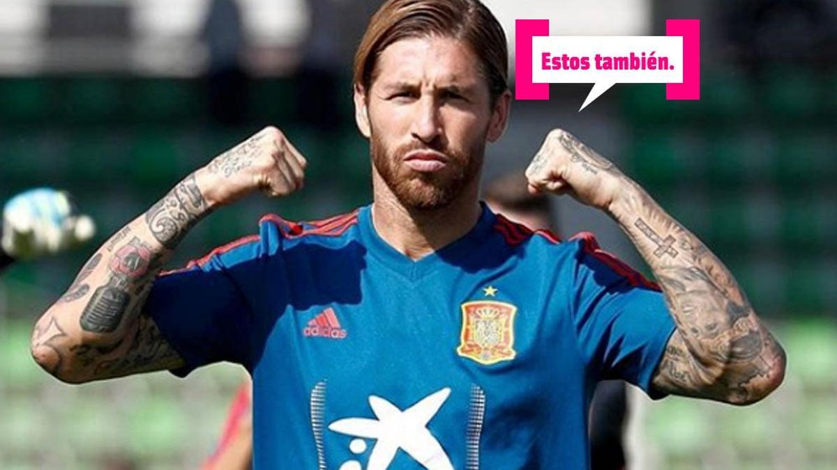 Sergio Ramos se borra los tatuajes