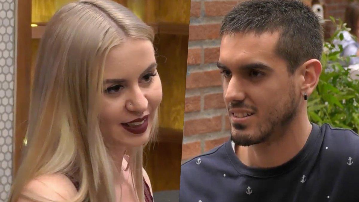 Sandra y Elías en 'First Dates'