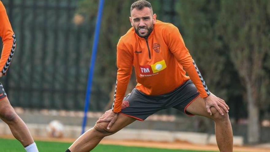 El capitán Gonzalo Verdú durante el entrenamiento de este viernes.