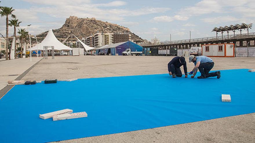 Los muelles concentran llevan a cabo el montaje para albergar todas las actividades