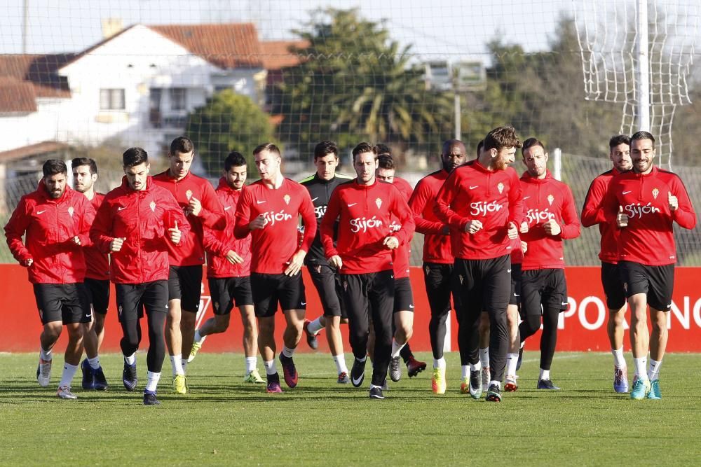 Entrenamiento del Sporting