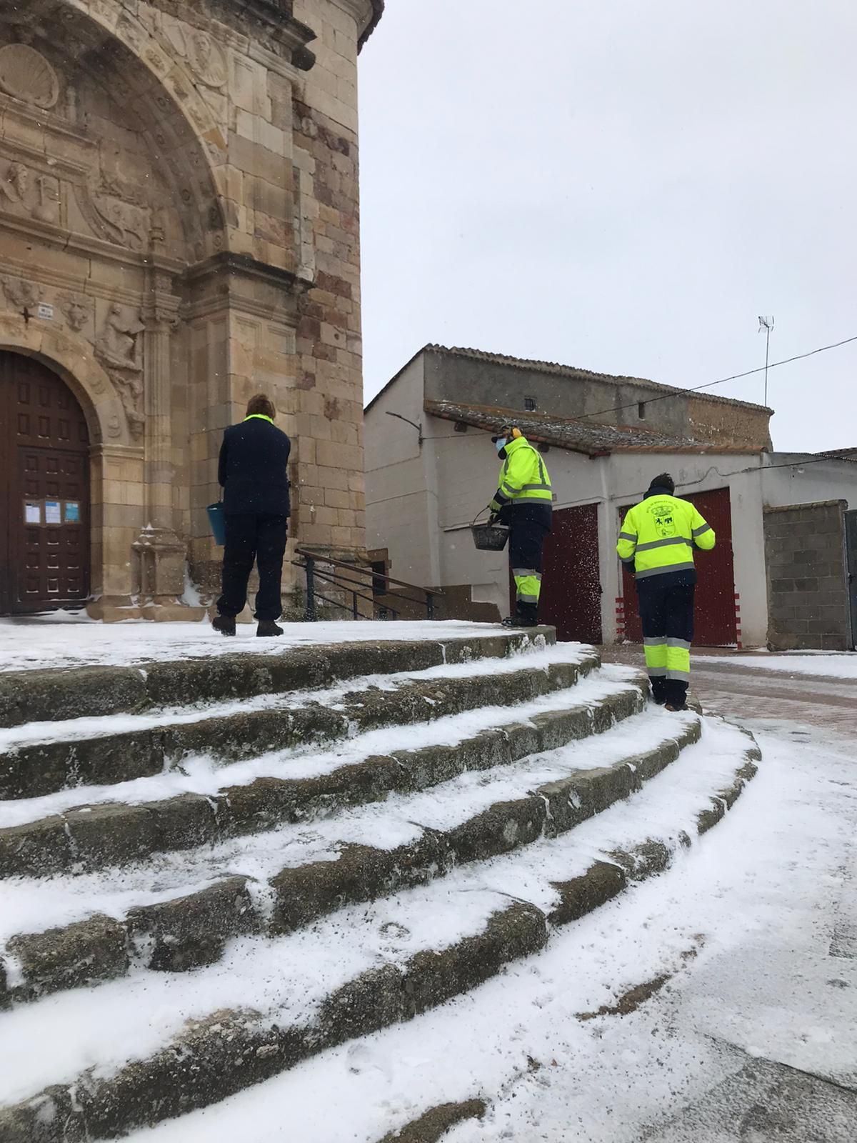 La borrasca Filomena, en Morales del Vino