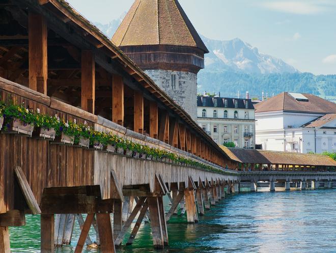 Planes Suiza, Puente Kapellbrücke