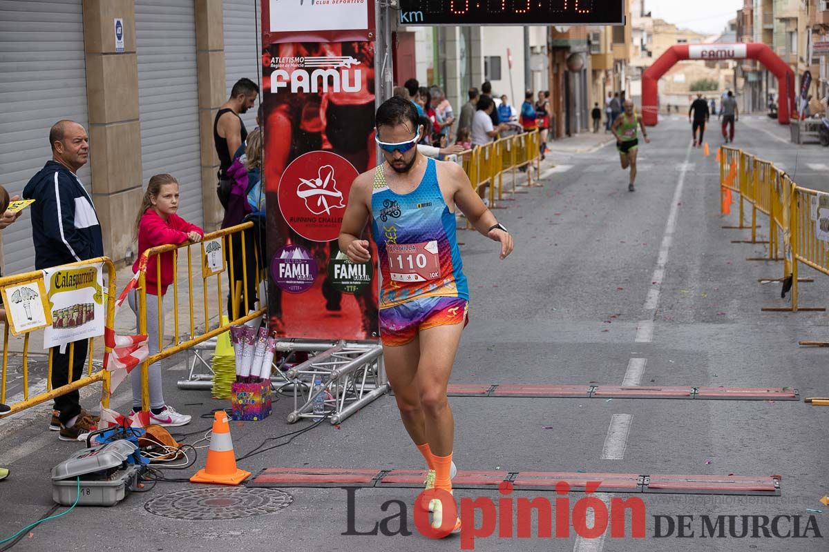 Carrera Popular Urbana y de la Mujer de Moratalla ‘La Villa, premio Marín Giménez (línea de meta)