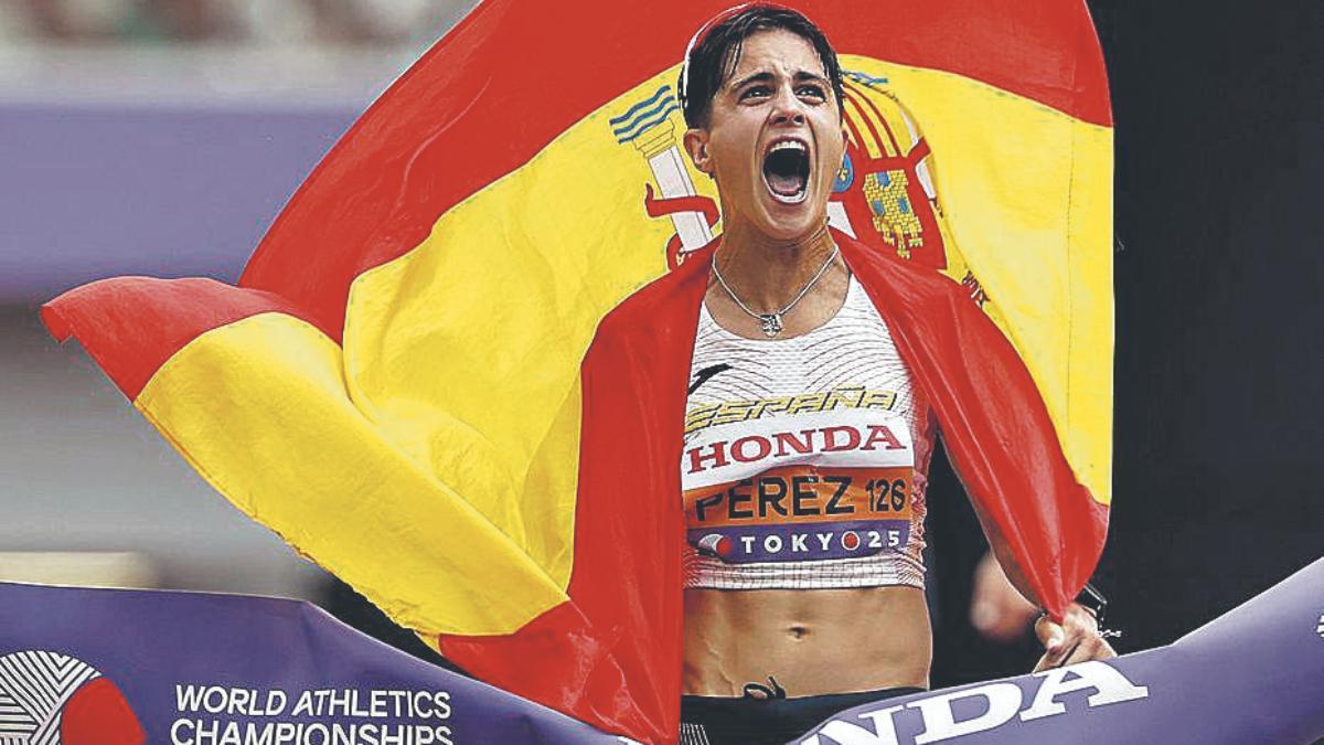 María Pérez hizo historia en los Mundiales de Tokio