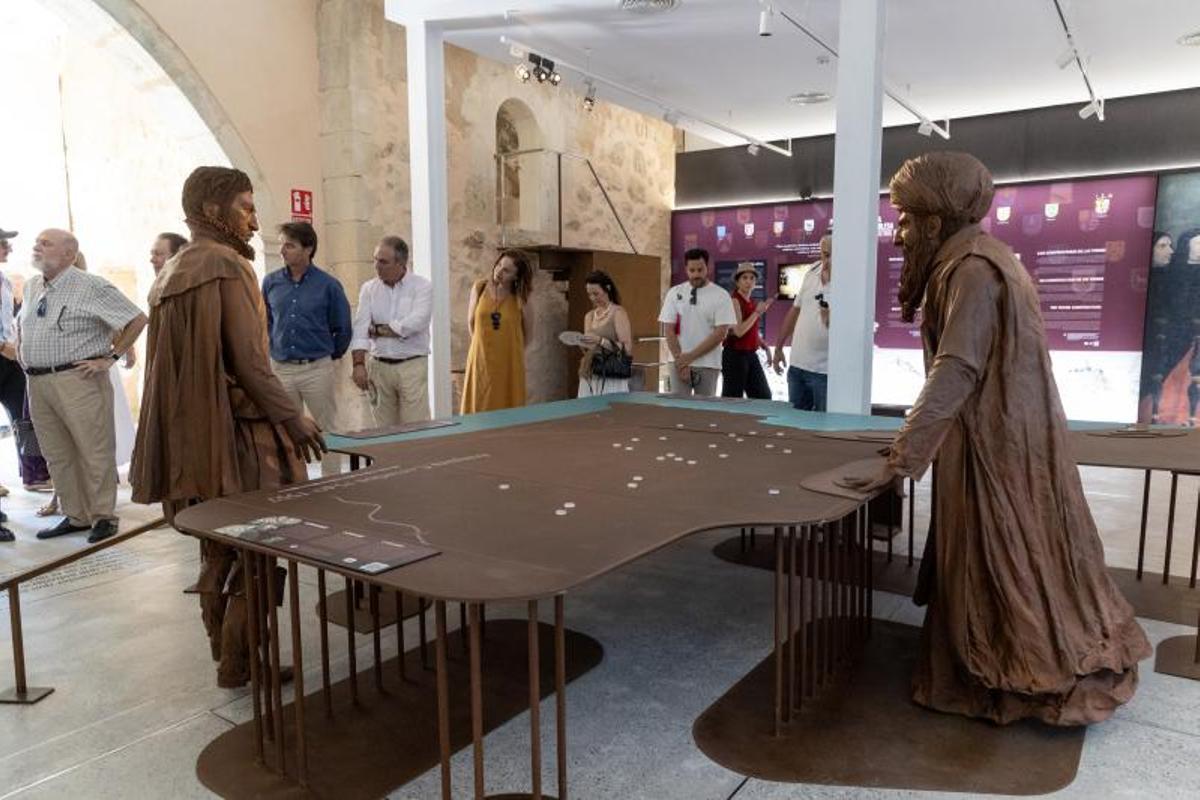El centro de interpretación, en el interior de la Torre Sarrió