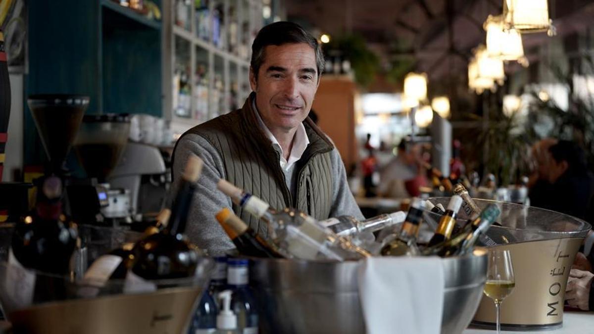 Leandro Izquierdo, propietario de un bar en el centro de Madrid.