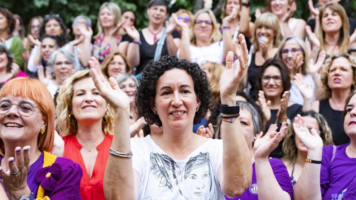 Marta Rovira en la Asamblea Nacional de Mujeres de ERC