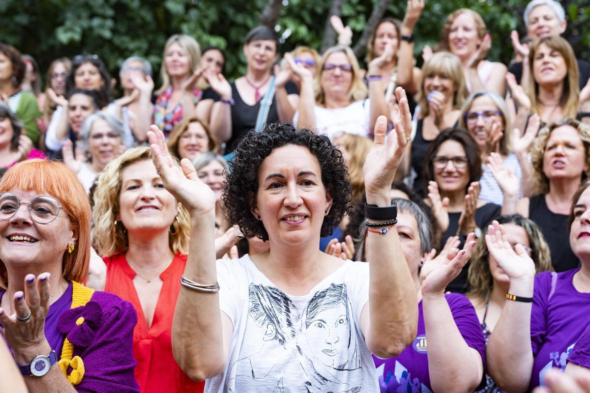 Marta Rovira en la Asamblea Nacional de Mujeres de ERC