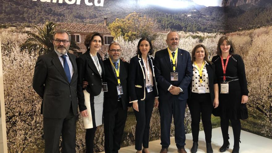 El presidente del Consell de Mallorca, Miquel Ensenyat, en la feria ITB de BerlÃ­n.