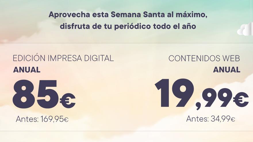 Aprovecha la Semana Santa al máximo: tu suscripción impresa anual a Diario de Ibiza por 85 euros y la digital por 19,99 euros