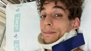 Miguel Herrán, hospitalizado tras sufrir un accidente de moto