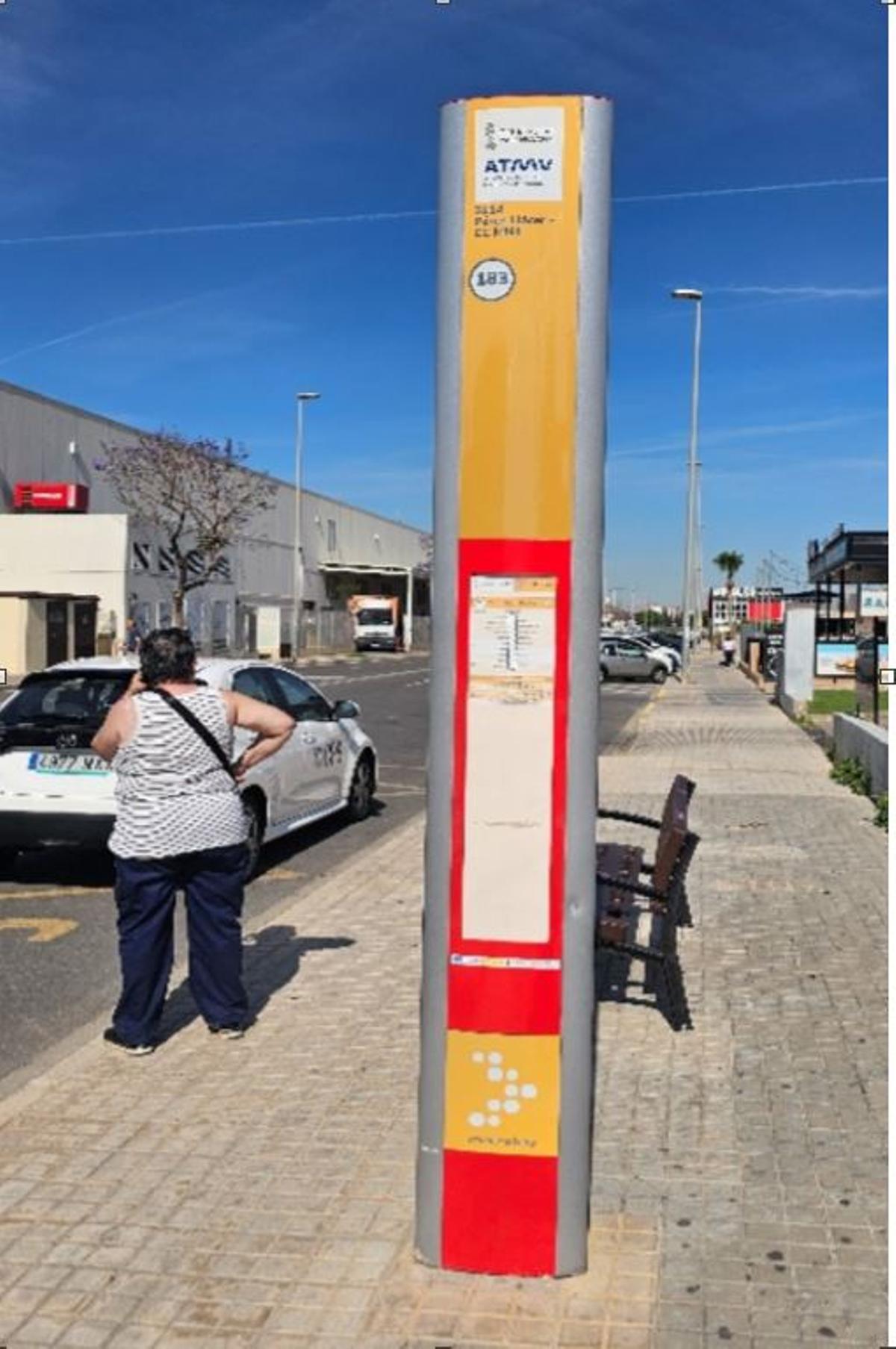 Poste en Alfafar.