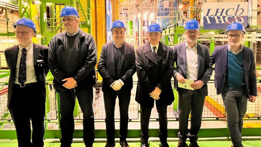 La presencia de físicos gallegos en el CERN, prueba del “nivel” de sus campus