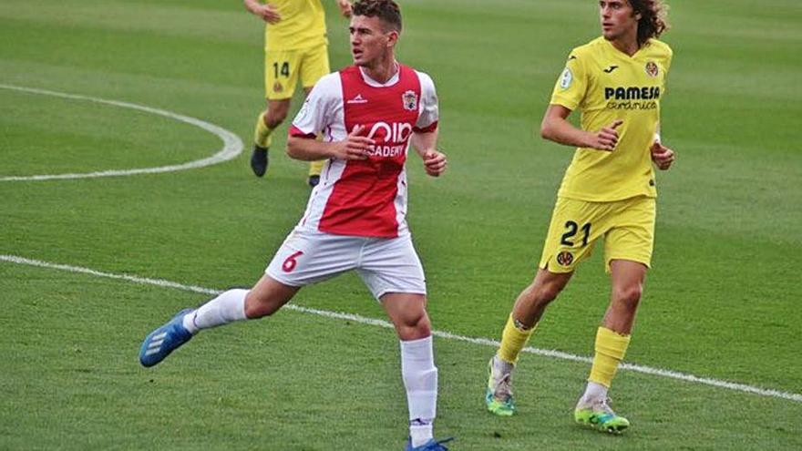 El Benigànim en el partido frente al Villarreal C. | UD SIA BENIGÀNIM