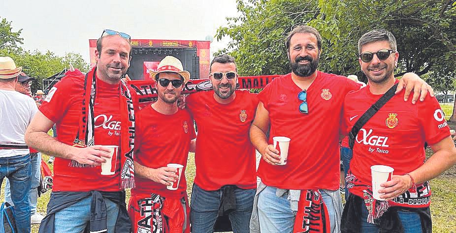 Rafel Tarrassa, Pere Miquel Riera, David Rocha, Joan Moyà y Jordi Caldentey.