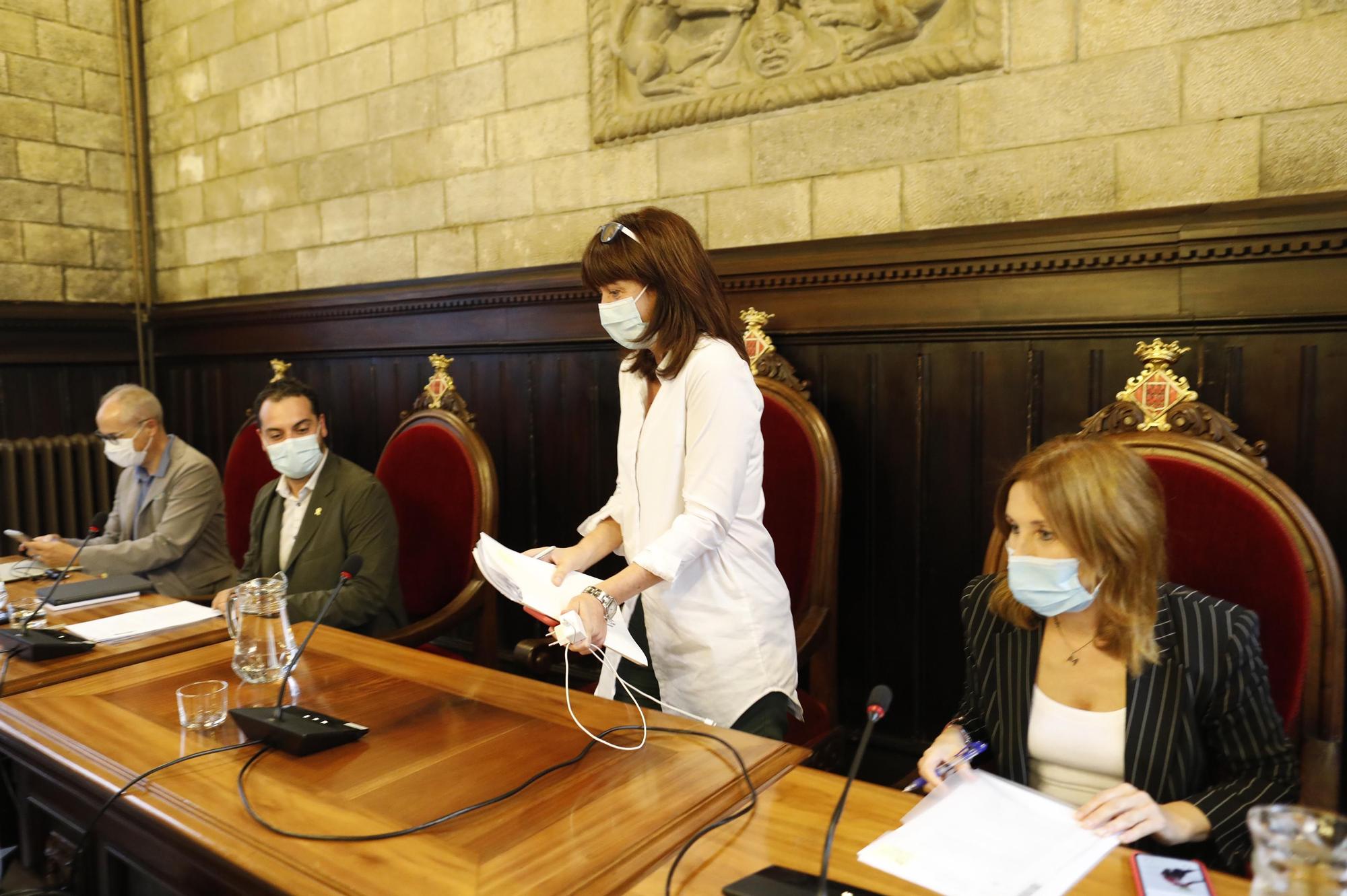 JxCat, el PSC i Cs tomben una moció municipal de Guanyem Girona en contra de l'ampliació del Prat