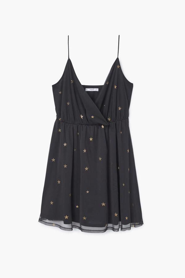 20 prendas de Mango por menos de 20 euros: vestido de tul y estrellas