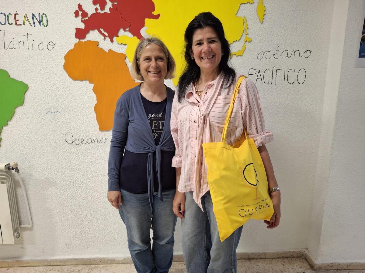 Diana Rosato y Caterina Fantini, docentes del programa Erasmus, procedentes de Venecia.