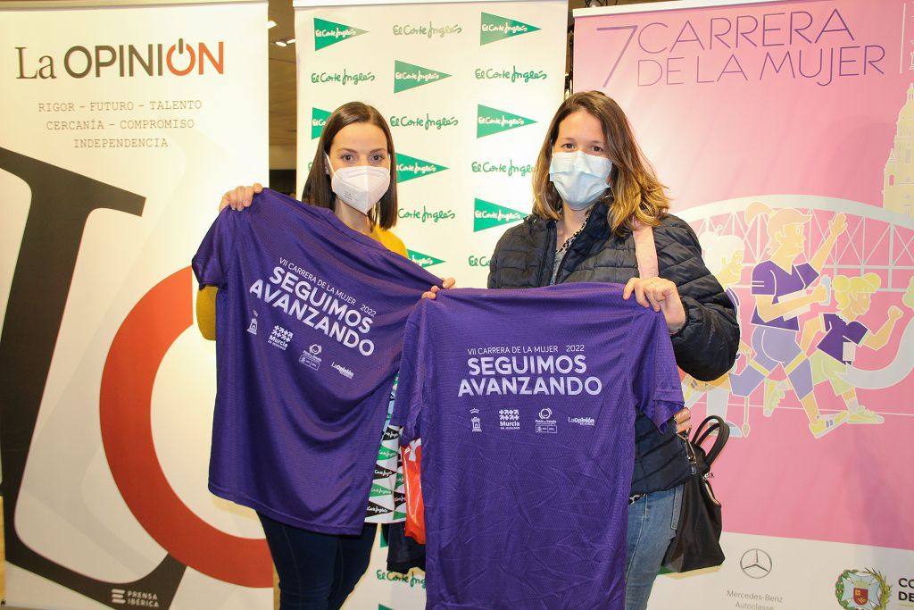 Carrera de la Mujer Murcia 2022: Entrega de dorsales jueves por la tarde