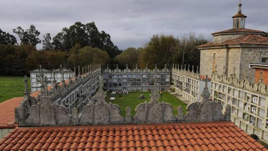 Vista actual del cementerio parroquial de Ribeira (A Estrada). // Bernabé/Javier Lalín