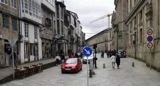 Santiago podrá limitar los vehículos en la zona vieja en episodios de contaminación