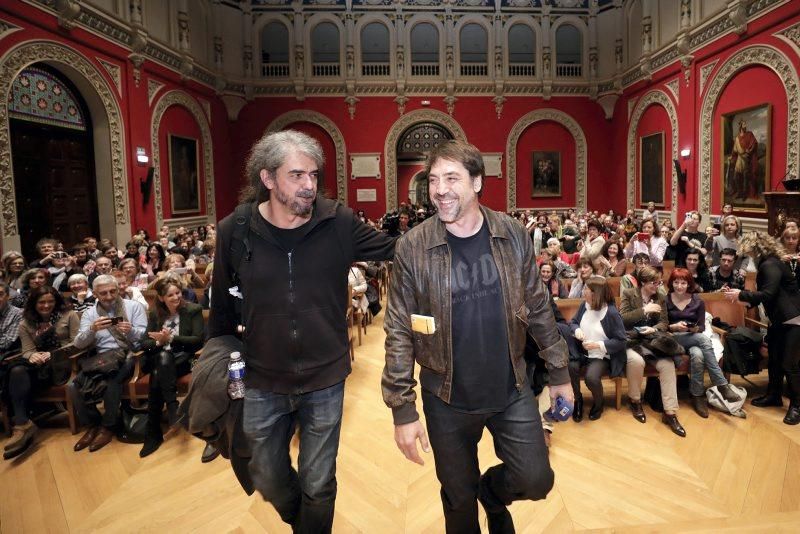 Javier Bardem visita Zaragoza