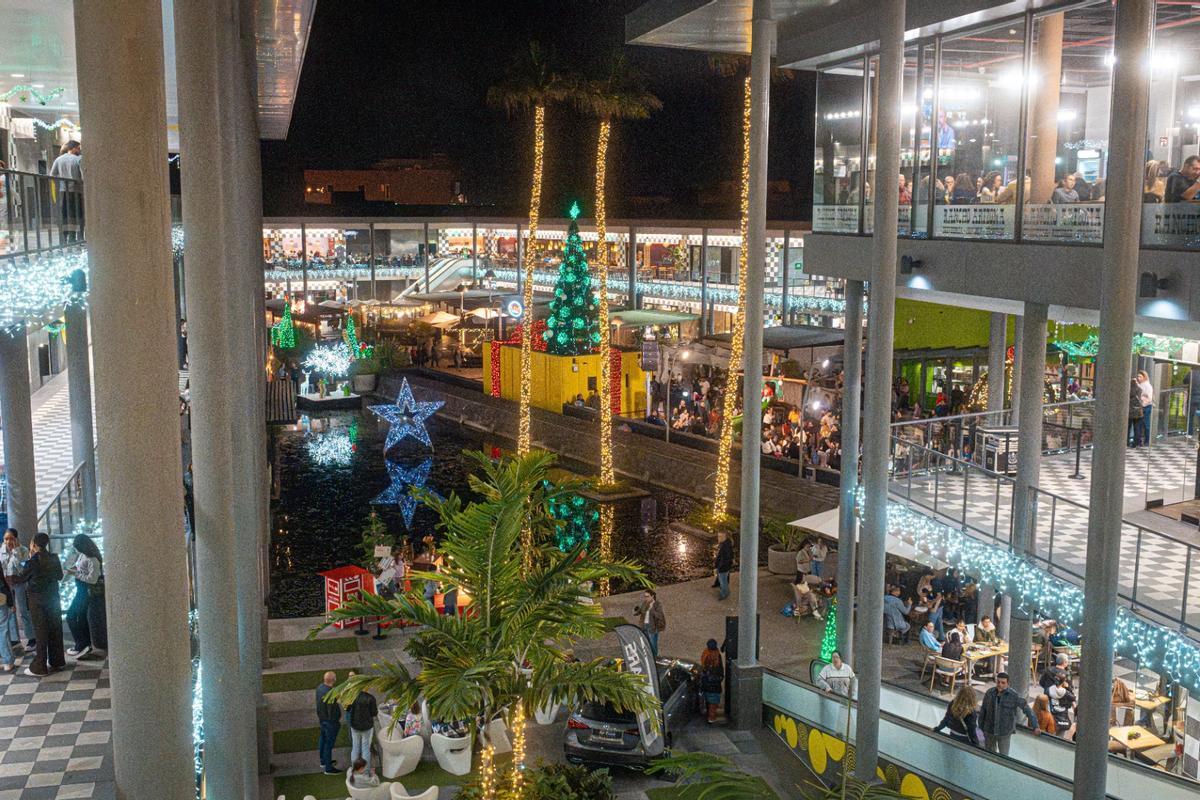 Encendido navideño en Las Ramblas.
