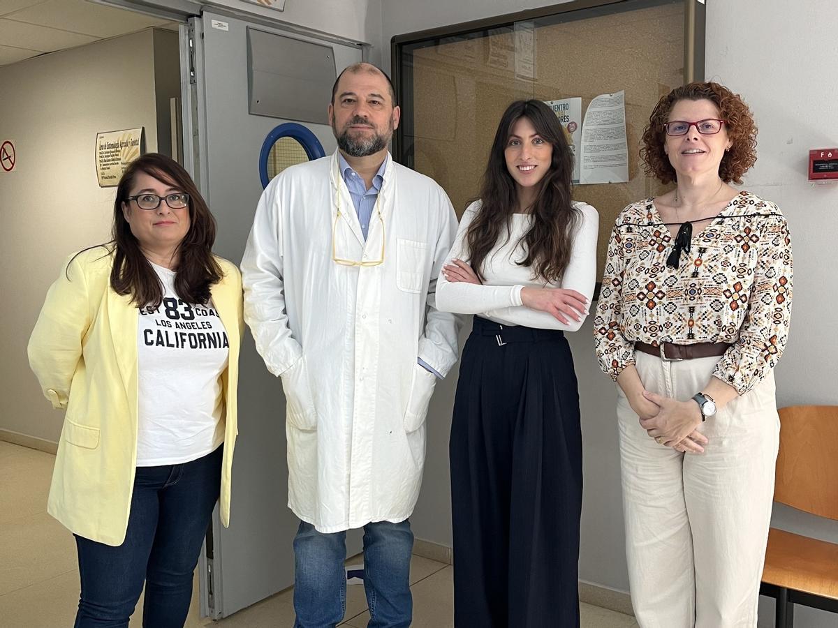 María José García del Rosal, Enrique Quesada Moraga, Fátima Rueda Maíllo e Inmaculada Garrido Jurado.