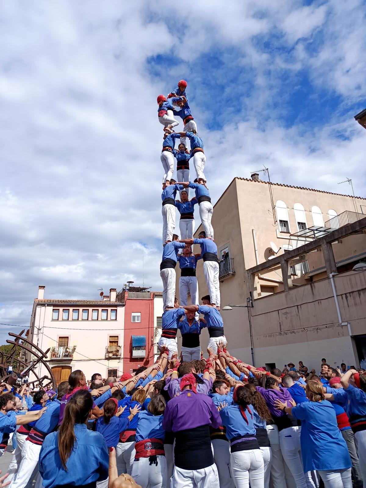 Una imatge de la jornada castellera.