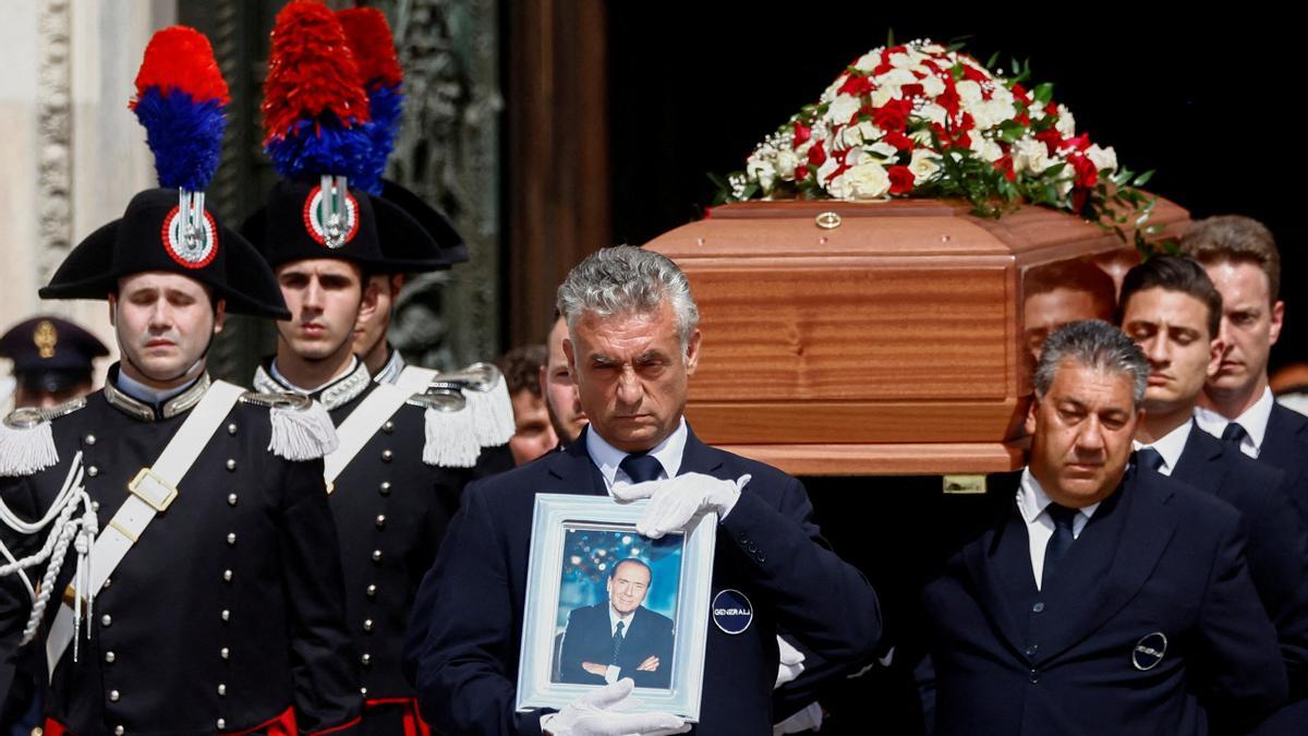 Funeral of former Italian Prime Minister Silvio Berlusconi at the Duomo Cathedral, in Milan