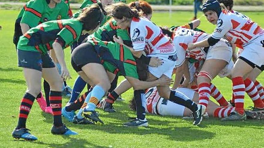 Tot i la derrota, les noies del Manresa RC femení s&#039;hi van deixar la pell