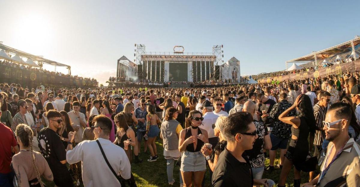 Panorámica del recinto en el que se celebró esta cita de música electrónica. | | E.D.