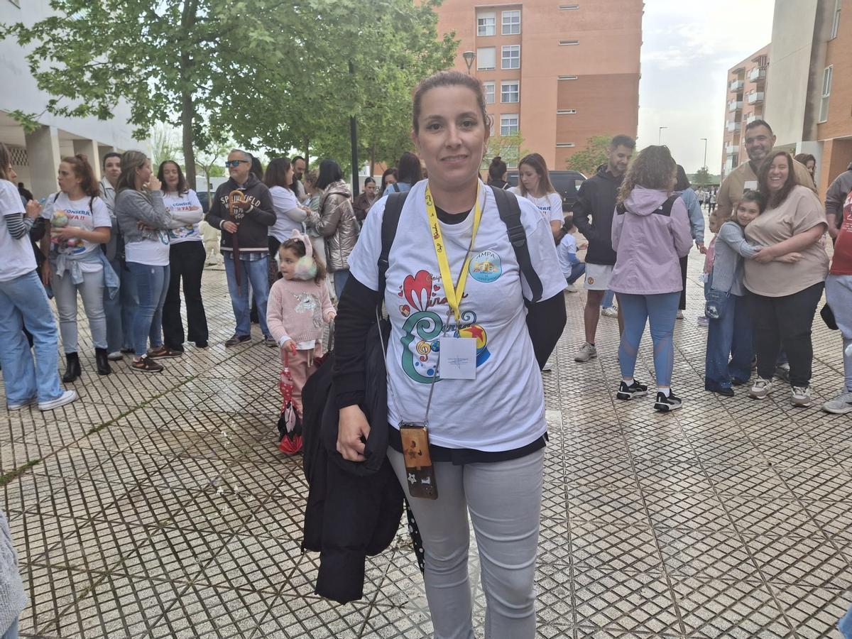Mari Ángeles Llorens, presidenta de la Ampa de Cerro Gordo.
