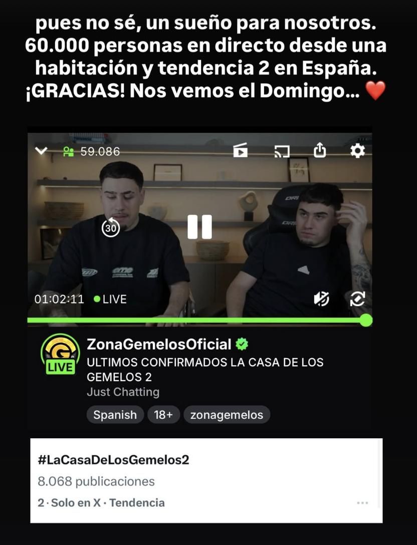 Los de Zonagemelos están viviendo un sueño