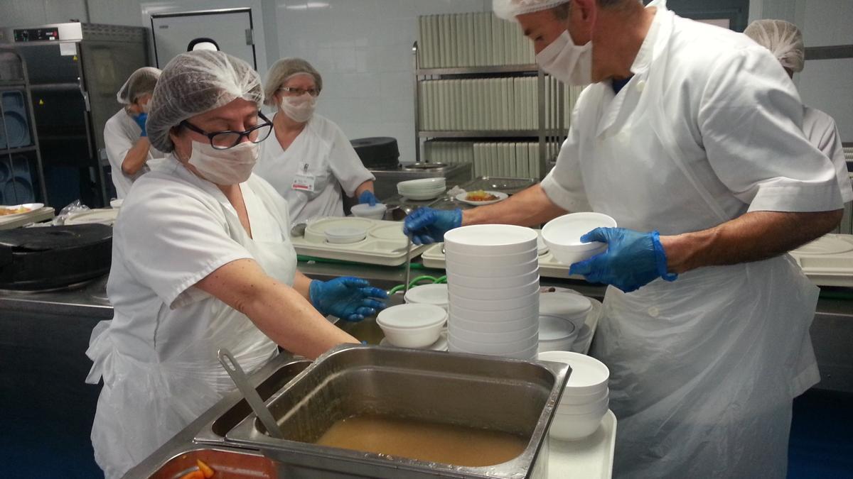 Imagen de las cocinas del Hospital General Universitario de Elche